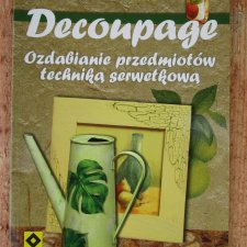 Decoupage techniką serwetkową-2005r