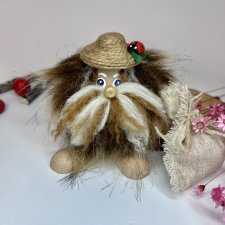 Drewniana lalka /pamiątka dziadek Domownik