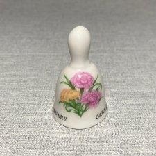 Porcelanowy dzwoneczek January carnation