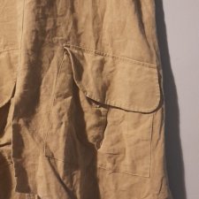 Lniana tunika khaki