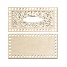 Baza do CHUSTECZNIKA Dno do SZYDEŁKOWANIA na chusteczki etui KOMPLET 26cm 7 osób kupiło