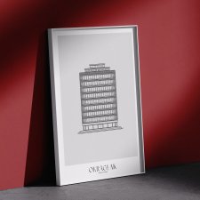 Plakat Architektura - Poznań - Okrąglak  50x70 cm
