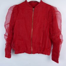 Zara lekka kurtka organza red / S