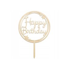 Ozdoby na tort urodzinowy Topper Happy Birthday Toper na tort urodziny