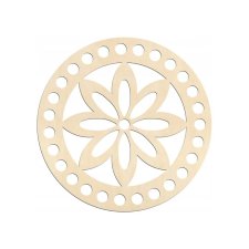 Baza do koszyka na pieczywo OKRĄG 15cm Podstawa do torebki na szydełku Spód