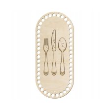 Baza dno do koszyczka koszyka OWALNE 27x12cm Kosz Mojżesza Spód do szydełka