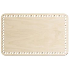 Baza do szydełkowanie szydełka ze sklejki 40x25cm Spód do koszyczka koszyka