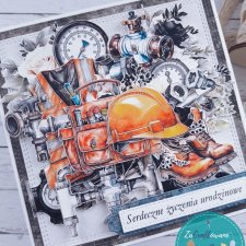 Kartka urodzinowa dla hydraulika