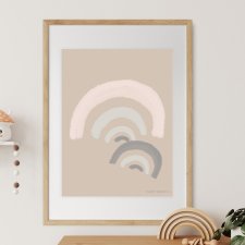 Plakat dla dzieci Sweet Rainbow