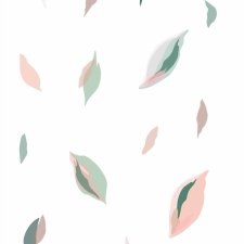 Tapeta dla dzieci White Leaves