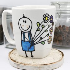 Ręcznie Malowany Kubek dla Mamy od syna