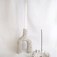 Świecznik w kropki Polka Dot