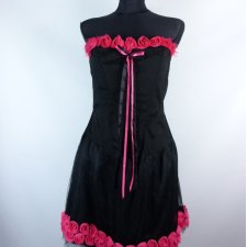 Phase gorsetowa sukienka mini burleska / XXL