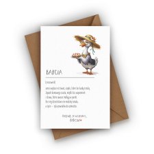 KARTKA NA DZIEŃ BABCI-BABCIA