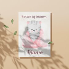 Kartka na Dzień Matki "Bardzo Cię kocham, Mamo" | Kartka dla mamy