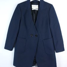 Twenty8Twelve granatowy damski płaszczyk z wool / 36