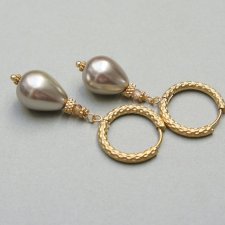 Pearls /beige/ perły vol. 6 /15.04.25/ - kolczyki