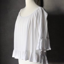 Bluzka hiszpanka falbany lato XS S