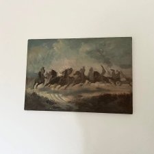 Obraz konie w galopie olej na płótnie