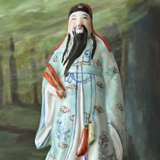 made in Japan porcelanowa figurka ręcznie malowana