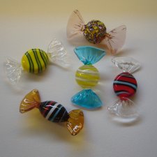 SZKLANE CUKIERKI MURANO
