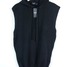 Boohoo Man dzianinowa kamizelka z kapturem / S z metką