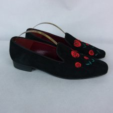 Mirai skórzane mokasyny skóra zamszowa 38 - 24 cm