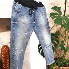 Jeansy z ozdobnikami S M