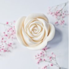 Świeca sojowa Rose - duża