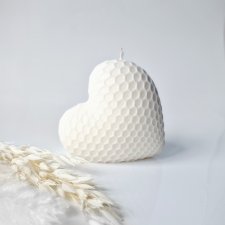 Świeca sojowa Honey heart - duże