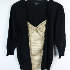 Star by Julien Macdonald sweterkowa bluzka z satynowym przodem 16 / 44