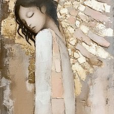 Plakat -  30x40 cm Śpiący Anioł  (2-0504)