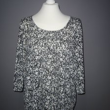 PLUS SIZE  M&S COLLECTION WZORZYSTA BLUZKA 48/50