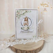 Album komunijny, pamiątka pierwszej komunii "GreenRoses" GOTOWY