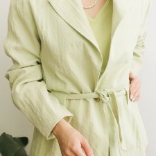 Seledynowa marynarka Rayon L