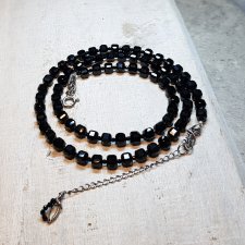 Korale czarny agat (kors17)