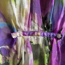 100% Silk ZARA BASIC jedwabna MGIEŁKA NA LATO NA PLAŻĘ …