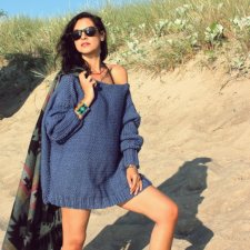 SWETER HANDMADE OVERSIZE