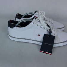 Tommy Hilfiger białe tenisówki trampki z metką wada 43 - 27,5 cm