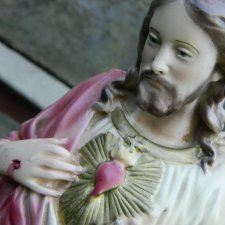 GIPSOWA FIGURA FIGURKA * JEZUS * VINTAGE