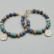 Sea Collection Wianki (Koral blue) 24.04.25 - kolczyki