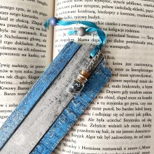 Drewniana zakładka- Ptasi raj