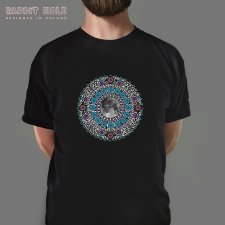 Tshirt 100% bawełna - Blue Mandala