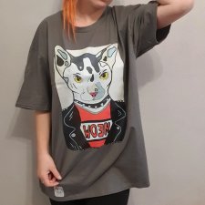Box Prezentowy T-shirt KOT PUNK  Unisex XXL