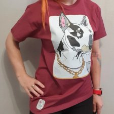 BOX PREZENTOWY T-Shirt Bulterier PIES rozmiar S