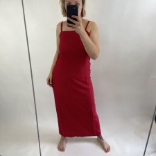 fransa red long dress