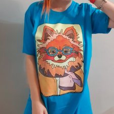 BOX PREZENTOWY T-Shirt Pomeranian Szpic PIES rozmiar L