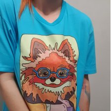 BOX PREZENTOWY T-Shirt Pomeranian Szpic PIES rozmiar L