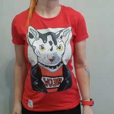 Box Prezentowy T-shirt KOT PUNK  Damska L