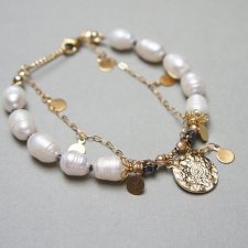 Pearls /white/ perły naturalne vol. 11 /06.05.25/ - bransoletka